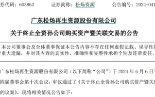 编不下去了！松炀资源股价巨震，宁可终止收购也拒不回复上交所问询